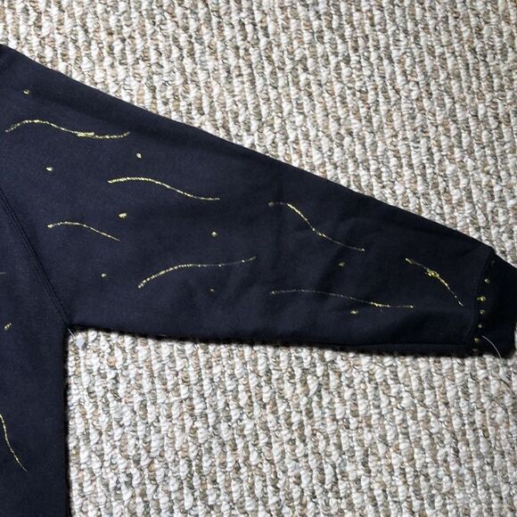 Vintage 1980’s Hush Puppies Hoodie w Glitter Puff Paint detail | One-of-a-Kind - Picture 6 of 7